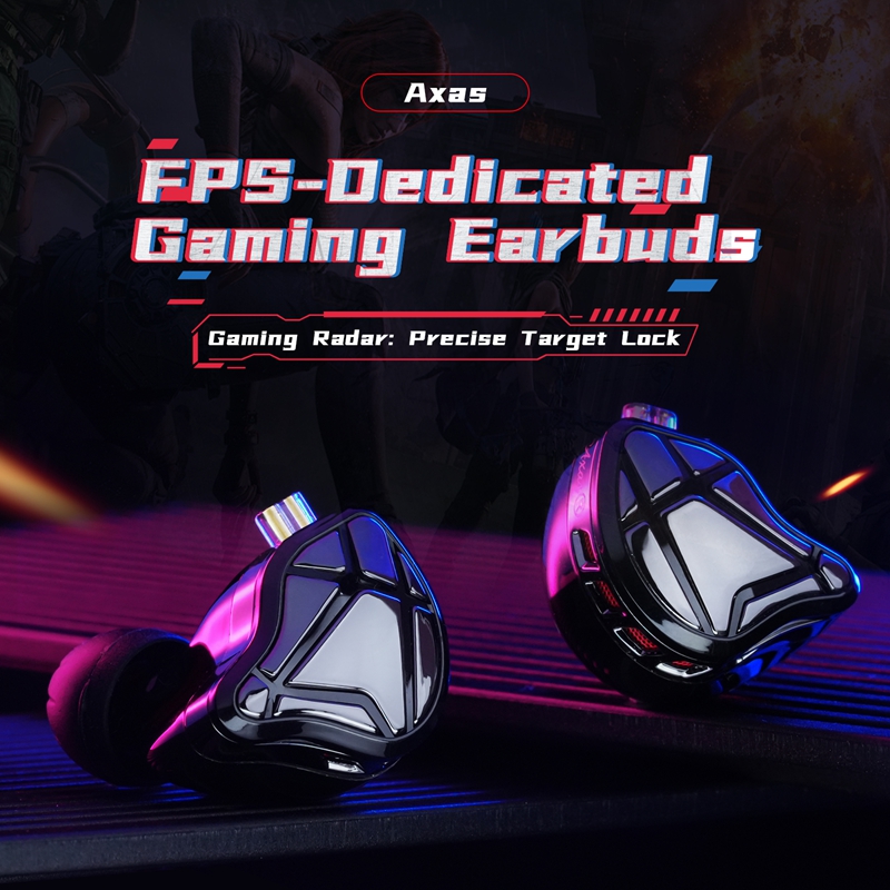 Esports Gaming Earbuds - KZ Axas FPS-Özelleştirilmiş Kulak İçi Oyun