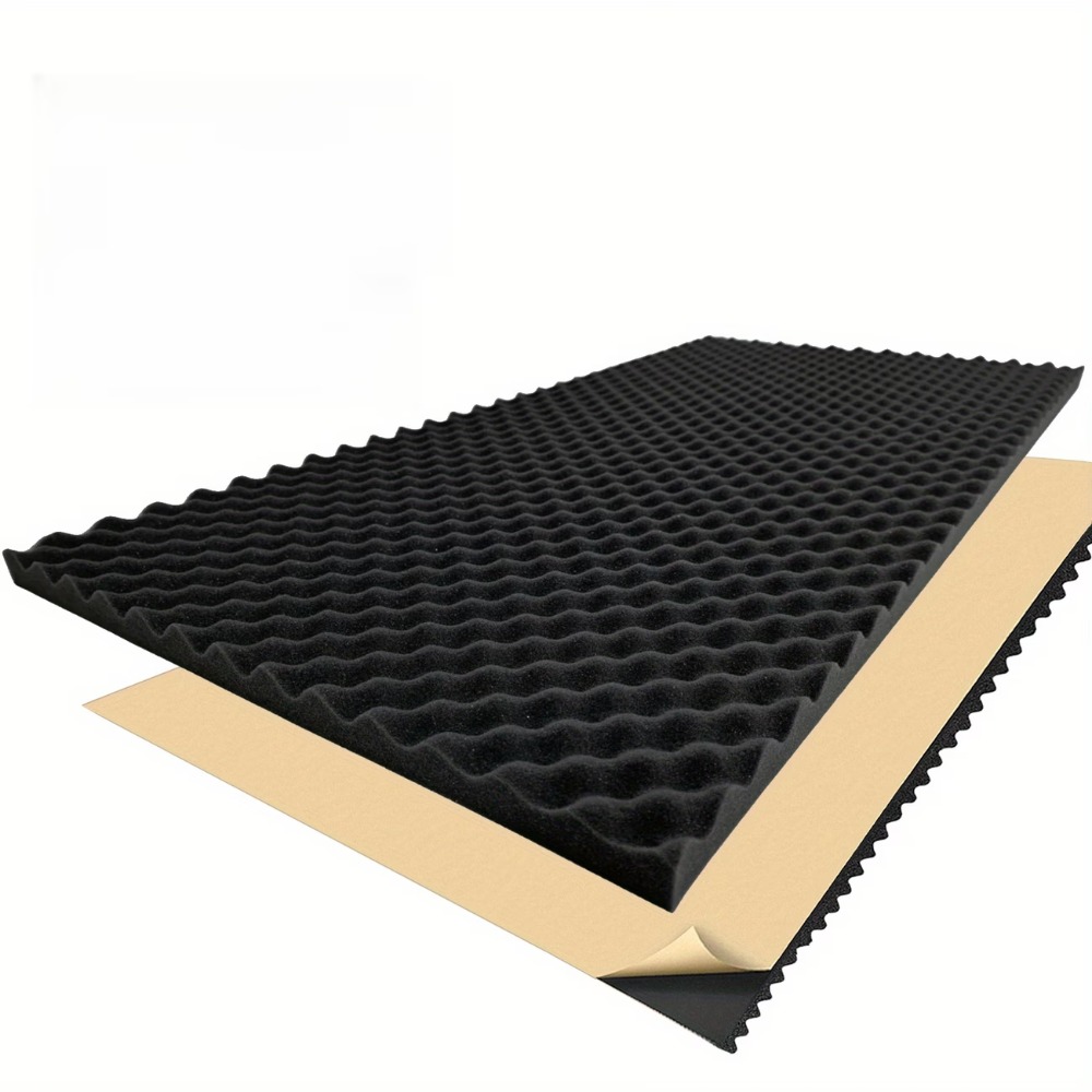 Sound Dampening Foam - 1 Rulo 2cm-50x100cm Kendinden Yapışkanlı Siyah