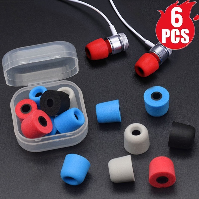 Sound Dampening Foam - 1-6 çift yumuşak hafızalı köpük kulakiçi