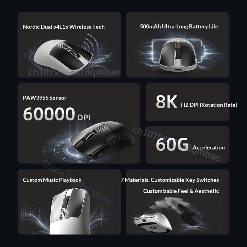 IPI HAZEX Kablosuz Üç Modlu Oy - Esports Gaming Mouse incelemesi ve fiyatı