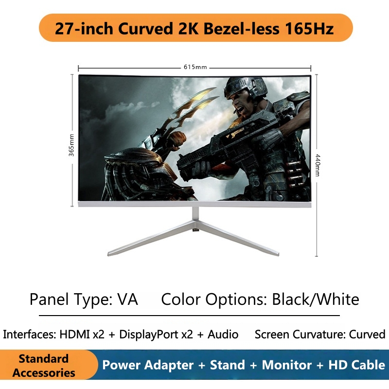27 İnç 2K Kavisli Oyun Monitör - Gaming X Esports incelemesi ve fiyatı