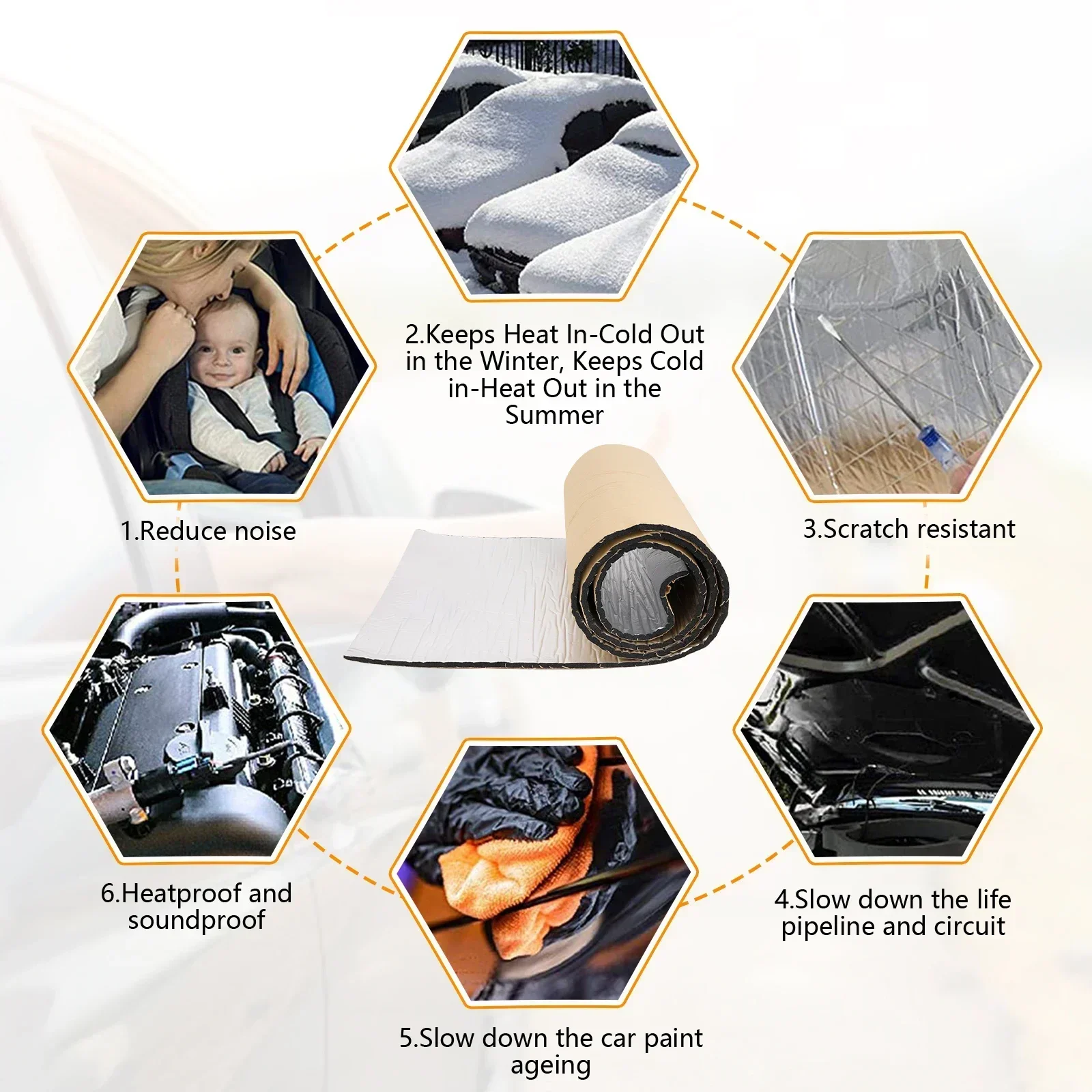 2000*500/250*400mm 5/10mm Arab - Sound Dampening Foam incelemesi ve fiyatı