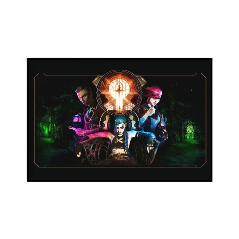 Arcane Jinx Yakın Çekim Poster - Esports Y Gaming incelemesi ve fiyatı