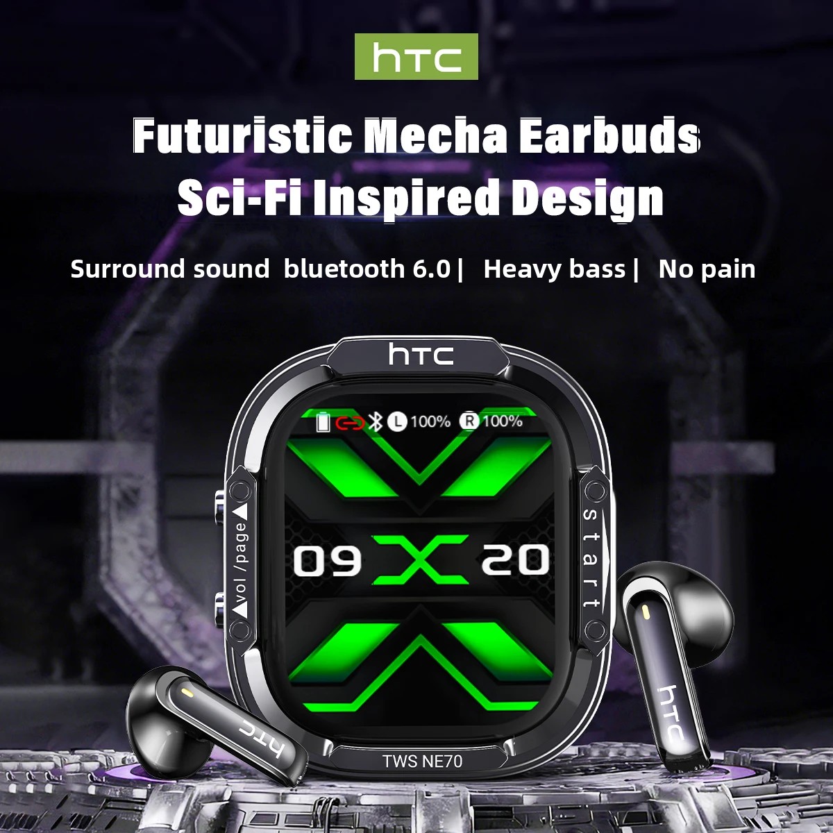 HTC NE70 Bluetooth V6.0 Kulakl - Esports Gaming Earbuds incelemesi ve fiyatı