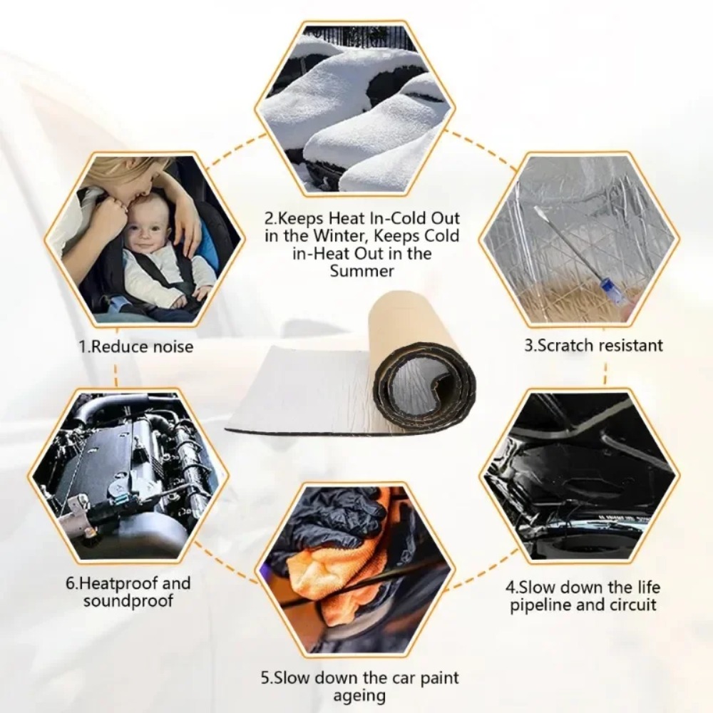 Ekstra Kalın 20mm Araba Ses Ya - Sound Dampening Foam incelemesi ve fiyatı
