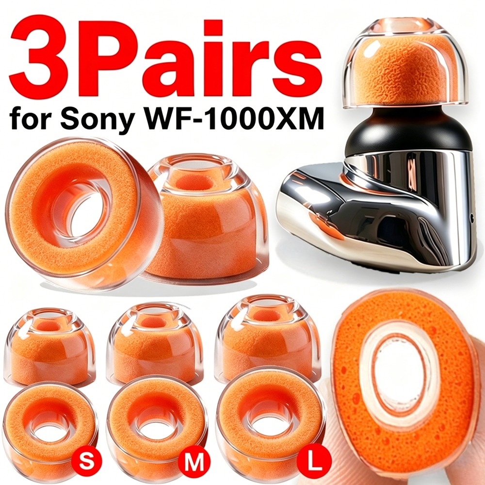 1-3 çift Sony WF-1000XM6/5/4/3 - Sound Dampening Foam incelemesi ve fiyatı